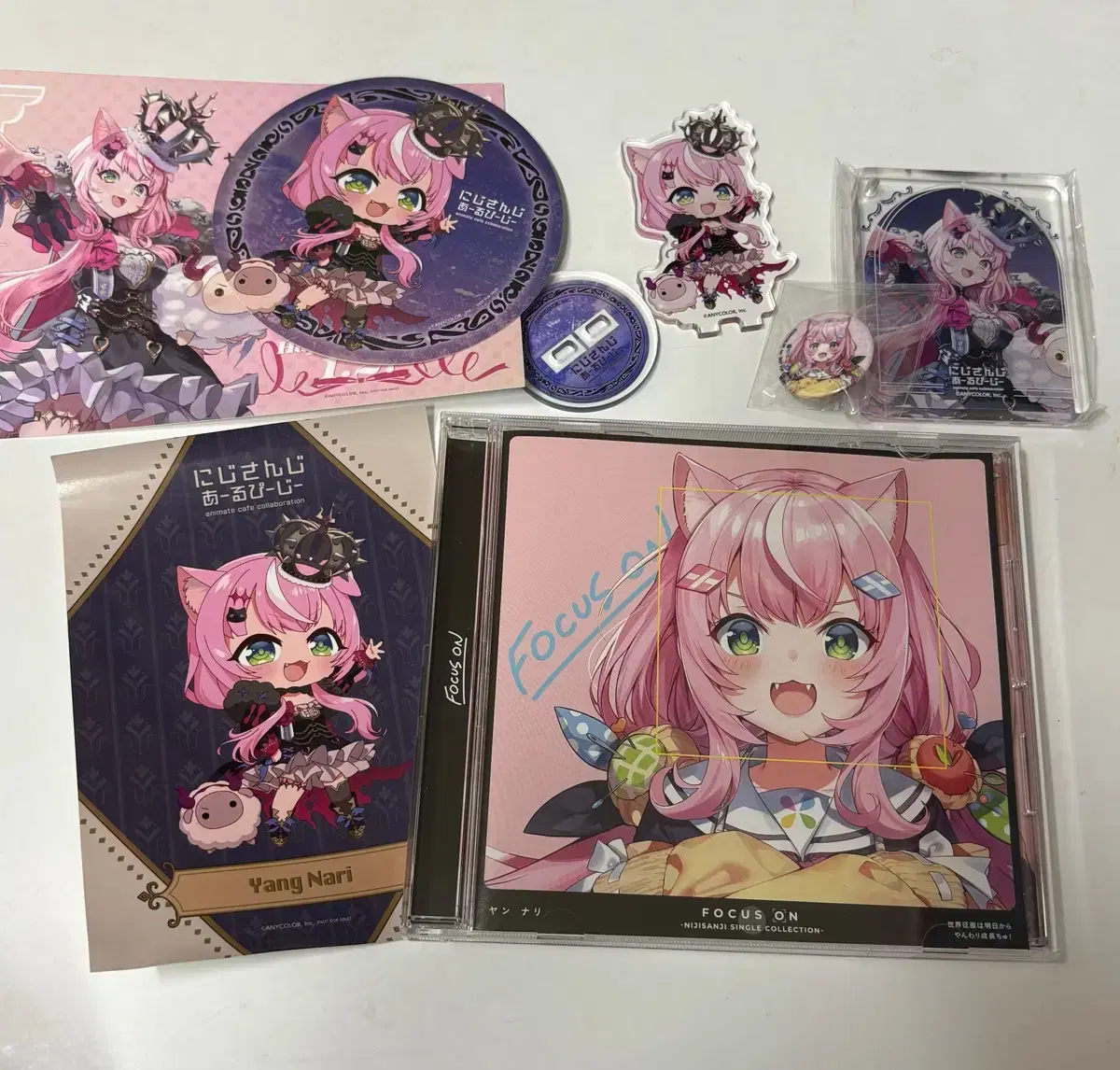 ヤンナリ ハロウィン 箔押し缶バッジ にじさんじ ヤン・ナリ